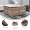 Flash Furniture Wyatt 35.75in Farmhouse Storage Coffee Table with Hinged Lift Top, with Hidden Storage, Gray Wash ZG-ZP-030-GRY-GG - alternate 3